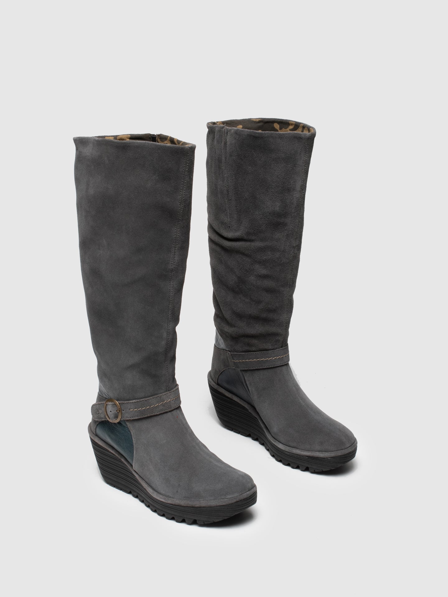 Fly London Botas com Fivela YAVU084FLY DIESEL/DK PETROL